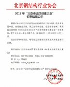 热烈祝贺：永成美筑获首批2018年北京市诚信企业